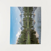 Mirrorreflectie in de hoogste Sierra Lakes Wandkleed (Voorkant)