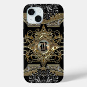 Mirthyse Vestry Elegant Monogram Case-Mate iPhone Case (Achterkant)
