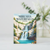 Mirusha Watervallen Kosovo Briefkaart (Staand voorkant)