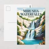 Mirusha Watervallen Kosovo Briefkaart (Voorkant / Achterkant)