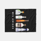 Mis Amigos Tequila Grappig Cinco De Mayo Mexicaans Fleece Deken (Voorkant (Horizontaal))