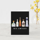 Mis Amigos Tequila Grappig Cinco De Mayo Mexicaans Kaart (Gele Bloem)