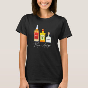 Mis Amigos Tequila Trendy Drink Gezegde T-shirt