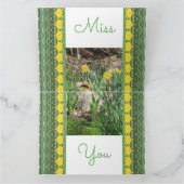 Mis dat je aan je denkt kaart (Binnen)