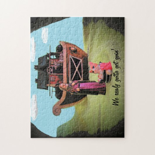 Mis de boot niet legpuzzel (Verticaal)