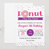 Mis dit feest niet, uitnodiging (Voorkant / Achterkant)