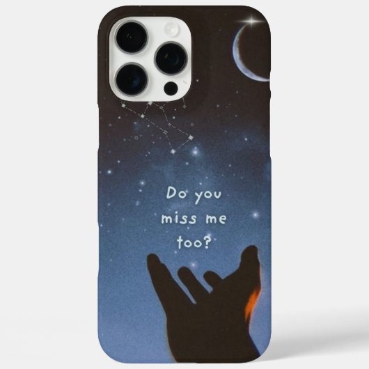 Mis je elkaar ook zo? – Sterrenhemel iPhone / iPad Case-Mate iPhone Case (Achterkant)