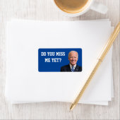 Mis je Joe Biden al? Etiket (Insitu)