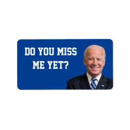 Mis je Joe Biden al? Etiket