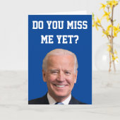 Mis je Joe Biden al? Kaart (Gele Bloem)