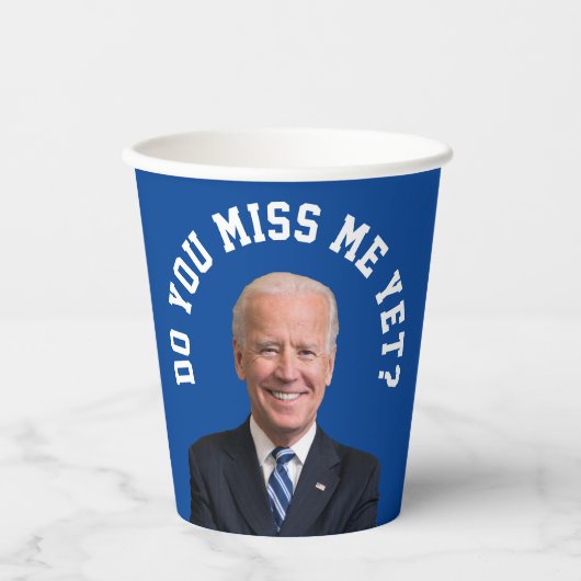 Mis je Joe Biden al? Papieren Bekers (Voorkant)