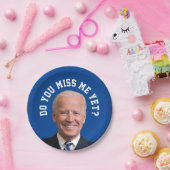 Mis je Joe Biden al? Papieren Bordje (Feest)
