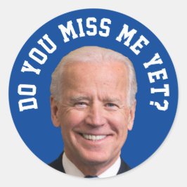 Mis je Joe Biden al? Ronde Sticker