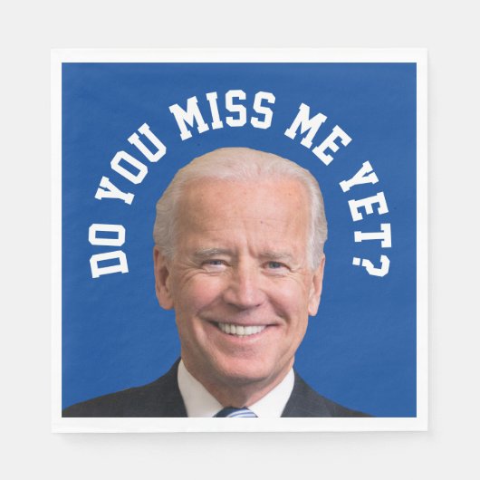 Mis je Joe Biden al? Servet (Voorkant)