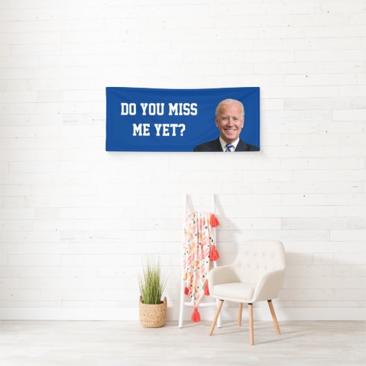 Mis je Joe Biden al? Spandoek (Insitu)