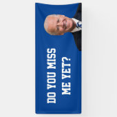 Mis je Joe Biden al? Spandoek (Verticaal)