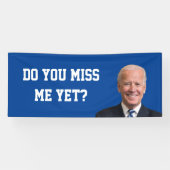 Mis je Joe Biden al? Spandoek (Horizontaal)