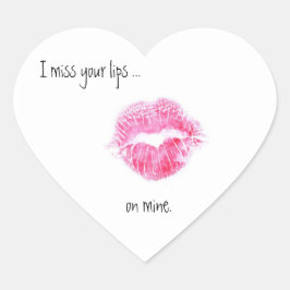 Mis je lippen sticker
