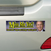 Mis je me al? bumpersticker (Op auto)