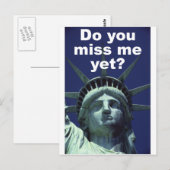 Mis je me al? (Vrijheid) Briefkaart (Voorkant / Achterkant)