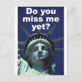 Mis je me al? (Vrijheid) Briefkaart (Voorkant)