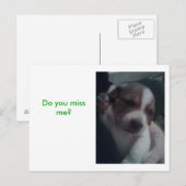 Mis je me? briefkaart (Voorkant / Achterkant)