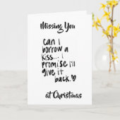 ***MIS JE MET KERSTMIS*** KAART (Gele Bloem)