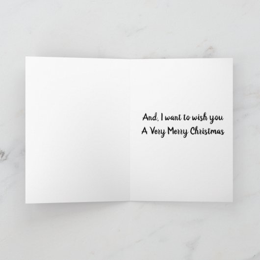 ***MIS JE MET KERSTMIS*** KAART (Binnen)