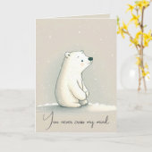 Mis je Polar Beer Kaart (Gele Bloem)