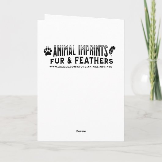 Mis je! Schattige Varken en Biggen Vriendschap Kaart (Achterkant)