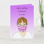 Mis je zelfisolerende sociale afstand kaart (Voorkant)