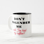 Mis me niet verkeerd... Koffie Mok (Voorkant links)