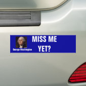 mis me nog bumpersticker (Op auto)