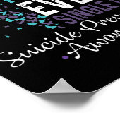 Mis mijn vader elke dag zelfmoordpreventie poster (Hoek)