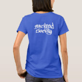 Mis niet met mijn trommel en tas t-shirt (Achterkant)