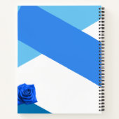 Mis niets" Blue Roos Notitieboek (Achterkant)