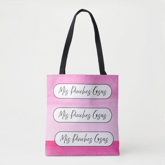 mis pinches cosas shopping tote bag (Voorkant)