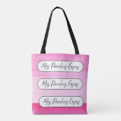 mis pinches cosas shopping tote bag (Achterkant)