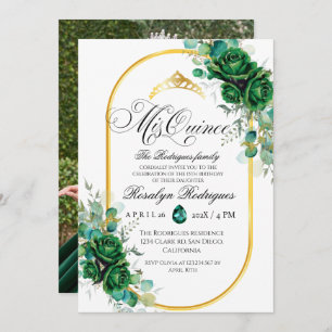 Mis Quince 15e verjaardag foto Kaart