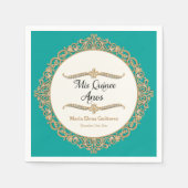 Mis Quince Anos Birthday Party Celebration Decor Servetten (Voorkant)