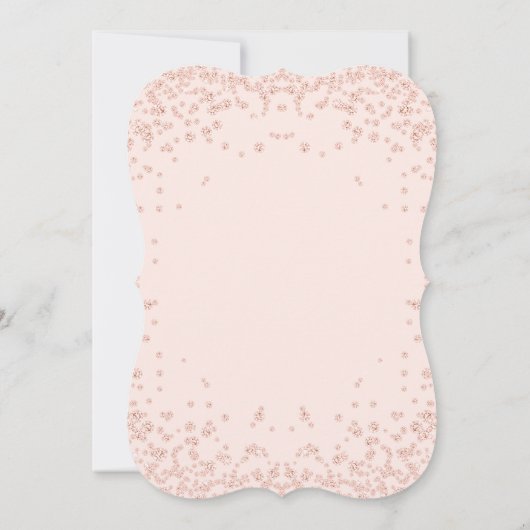 Mis Quince Años Blush Quinceañera Kaart (Achterkant)