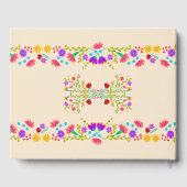 Mis Quince Anos Champagne Bloemen Quinceanera Gastenboek (Achterkant)