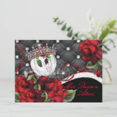 Mis Quince Anos en Sweet 16s Kaart (Staand voorkant)