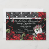 Mis Quince Anos en Sweet 16s Kaart (Achterkant)