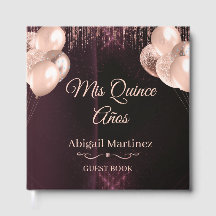 Mis Quince Años Gastboek | Elegante Groen & Goud