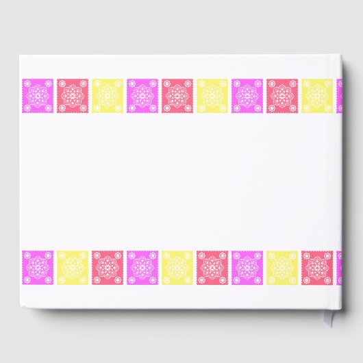 Mis Quince Anos Mexicaanse Fiesta Bloemen Quincean Gastenboek (Achterkant)