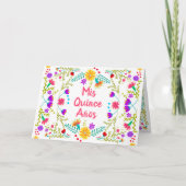 Mis Quince Anos Mexicaanse Fiesta Party Quinceaner (Voorkant)