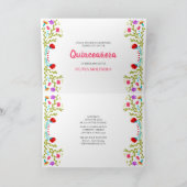 Mis Quince Anos Mexicaanse Fiesta Zwart Quinceaner (Binnen)