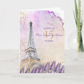 Mis Quince Anos Paris Eiffel Tower Lavender (Voorkant)