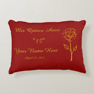 Mis Quince Anos Pillow Accent Kussen